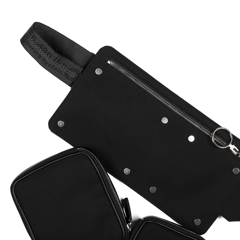 2025--New Detachable Cross Body Hip Inclined shoulder bag Unisex Pack Waist Bag Men Canvas off Bags multi pocket shoulder bag 315