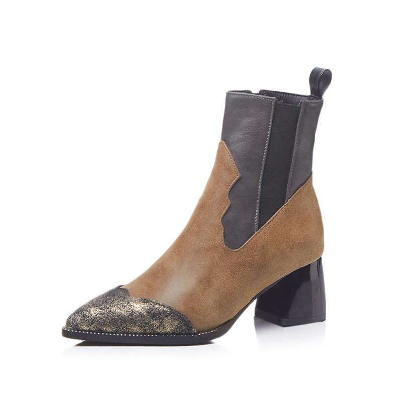 2020 New Women Boots Gilding Patchwork Fashion Women Shoes of Autumn Winter Plus Size Botas Mujer 40-43 XKD2037, Black
2020 New Women Boots Gilding Patchwork Fashion Women Shoes of Autumn Winter Plus Size Botas Mujer 40-43 XKD2037, Black