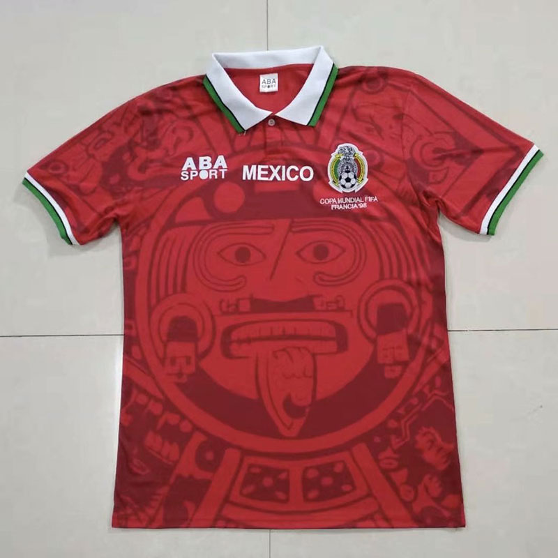 1986 1998 Vintage 1985 MEXICO RETRO Soccer Jerseys BLANCO Hernandez Blanco Campos Uniforms 1994 JORGE CAMPOS Goalkeeper Football Jerseys Shirt