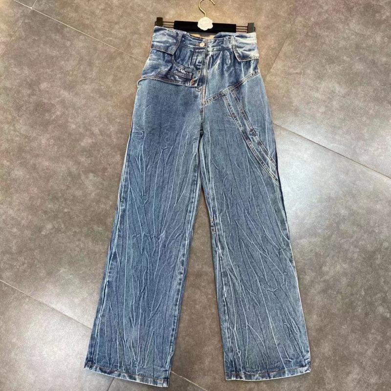 DEAT 2021 Spring New Arrivals Blue Striped Patchwork High Waist Jeans Vintage Women Denim Pants Streetwear ML327, As picture
DEAT 2021 Spring New Arrivals Blue Striped Patchwork High Waist Jeans Vintage Women Denim Pants Streetwear ML327, As picture