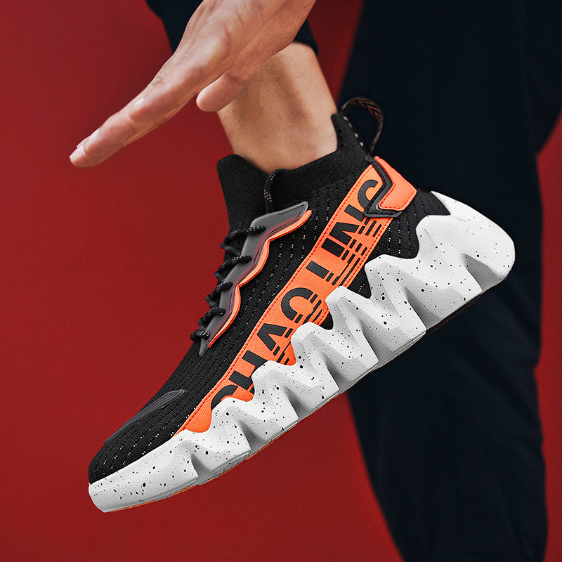 2020 Summer comfortable men's casual breathable with high elasticity leisure sports racing shoes, Black
2020 Summer comfortable men's casual breathable with high elasticity leisure sports racing shoes, Black