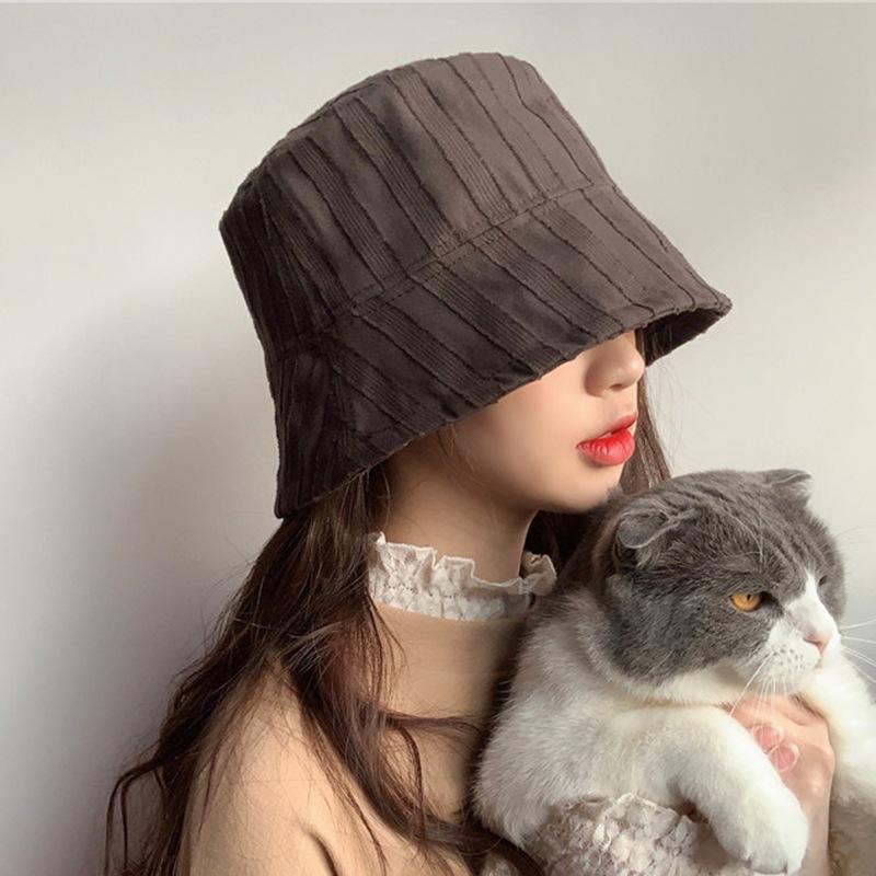 Summer Sun Cap Double-sided Striped Bucket Hats Women Wild Casual Student Fisherman Hat
Summer Sun Cap Double-sided Striped Bucket Hats Women Wild Casual Student Fisherman Hat