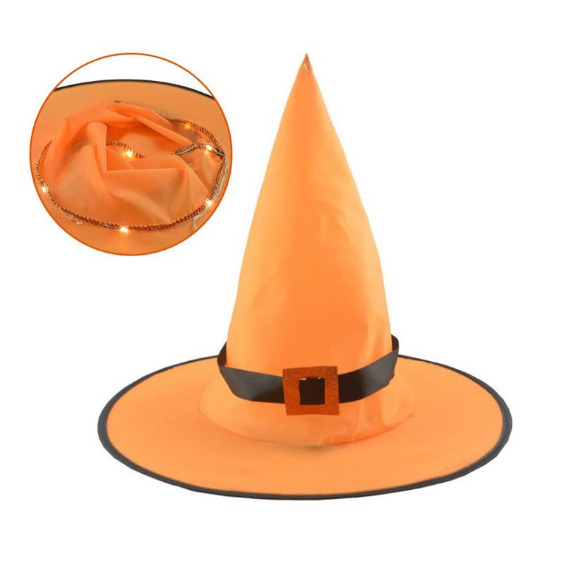 New Halloween Luminous Witch Hat Orange Witch Hat Dance Party Headdress Ornaments Festival Bar Decoration Party Supplies
New Halloween Luminous Witch Hat Orange Witch Hat Dance Party Headdress Ornaments Festival Bar Decoration Party Supplies