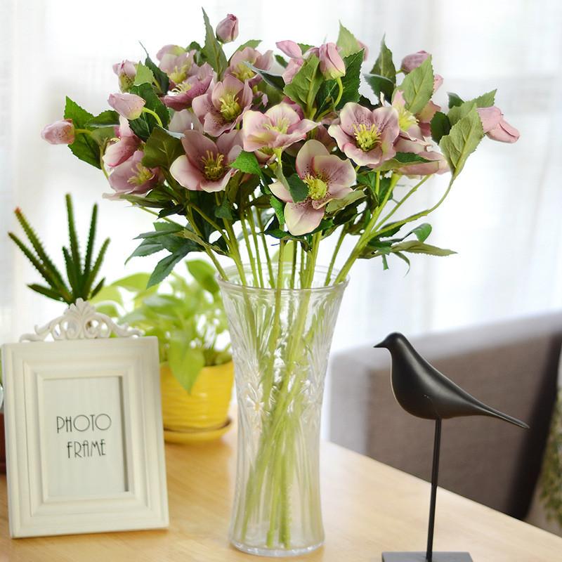 Silk 1pcs 3 heads spring rain flower artificial flower 55cm 2 color wedding DIY bouquet decoration for home office party decor, Pink
Silk 1pcs 3 heads spring rain flower artificial flower 55cm 2 color wedding DIY bouquet decoration for home office party decor, Pink