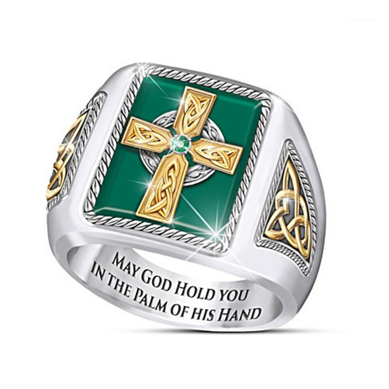 Wedding Rings Luxury Big Cross Men's Ring 2021 Fashion Steampunk Pray Christian For Men Statement Party Jewelry Gifts Drop1
Wedding Rings Luxury Big Cross Men's Ring 2021 Fashion Steampunk Pray Christian For Men Statement Party Jewelry Gifts Drop1