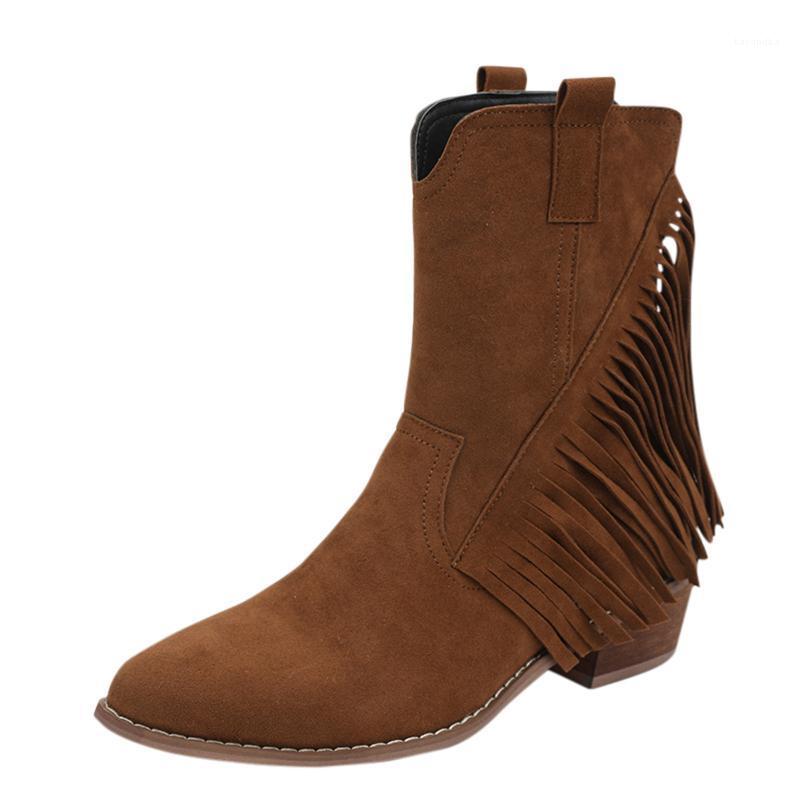 Winter 2020 New Women's Boots Plus Size Tassel Ankle Boots Pointed Toe Fashion Retro Women's Shoes Botas De Mujer1, Black
Winter 2020 New Women's Boots Plus Size Tassel Ankle Boots Pointed Toe Fashion Retro Women's Shoes Botas De Mujer1, Black