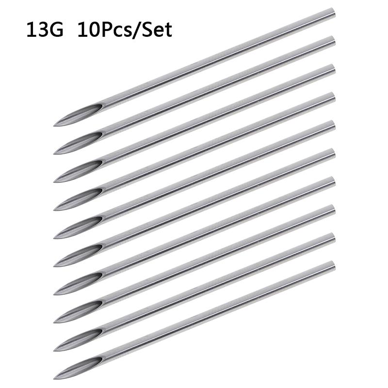 10pcs/set Disposable Tattoo 12g/14g/16g/18g/20g Piercing Needles For Navel Nipple Ear Nose Lip Tattoo Piercing Needles Kit Tool
10pcs/set Disposable Tattoo 12g/14g/16g/18g/20g Piercing Needles For Navel Nipple Ear Nose Lip Tattoo Piercing Needles Kit Tool