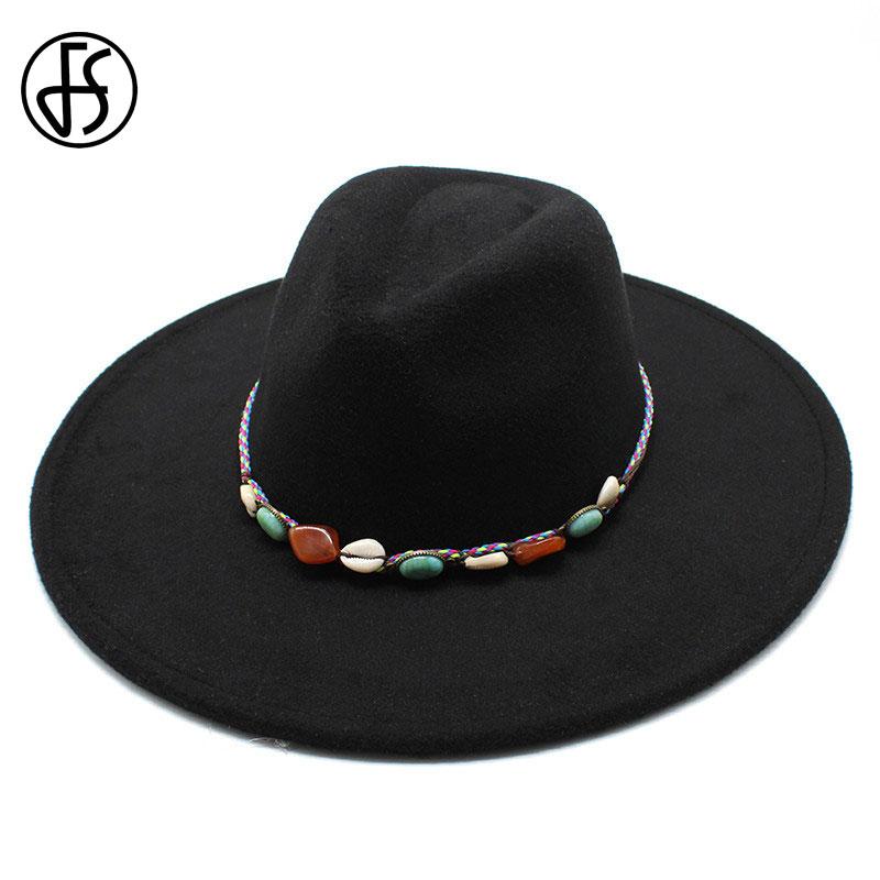 Wide Brim Hats FS 2021 Autumn Winter Womens Felt Hat Fedoras Big For Women British Style Lady Flat Chapeau, White
Wide Brim Hats FS 2021 Autumn Winter Womens Felt Hat Fedoras Big For Women British Style Lady Flat Chapeau, White