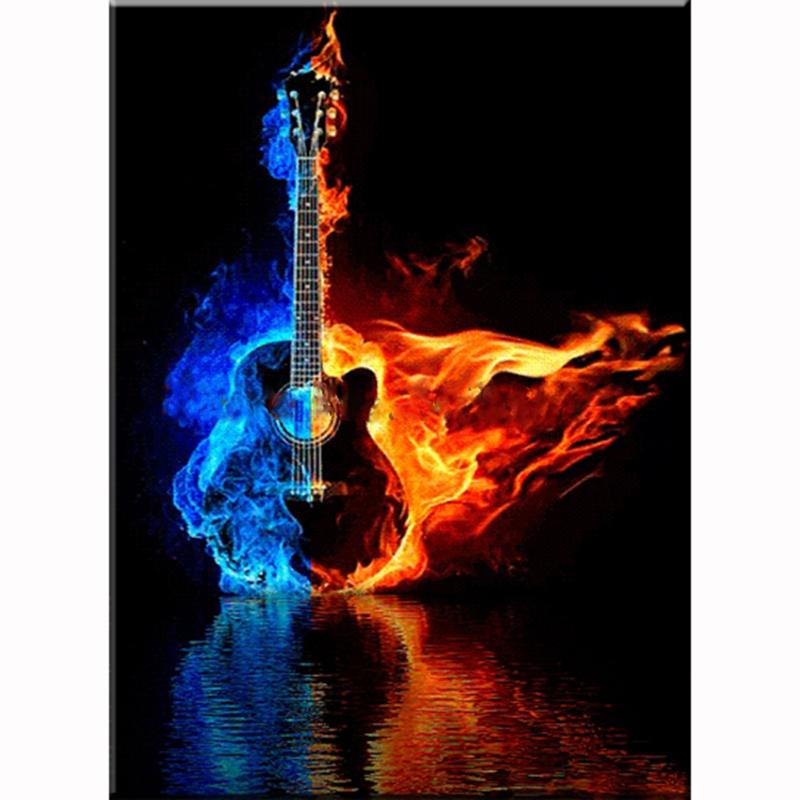 Paintings Full Square Diamond 5D DIY Painting "Blue Fire Guitar"3D Embroidery Landscape Cross Stitch Mosaic Home Decor
Paintings Full Square Diamond 5D DIY Painting "Blue Fire Guitar"3D Embroidery Landscape Cross Stitch Mosaic Home Decor