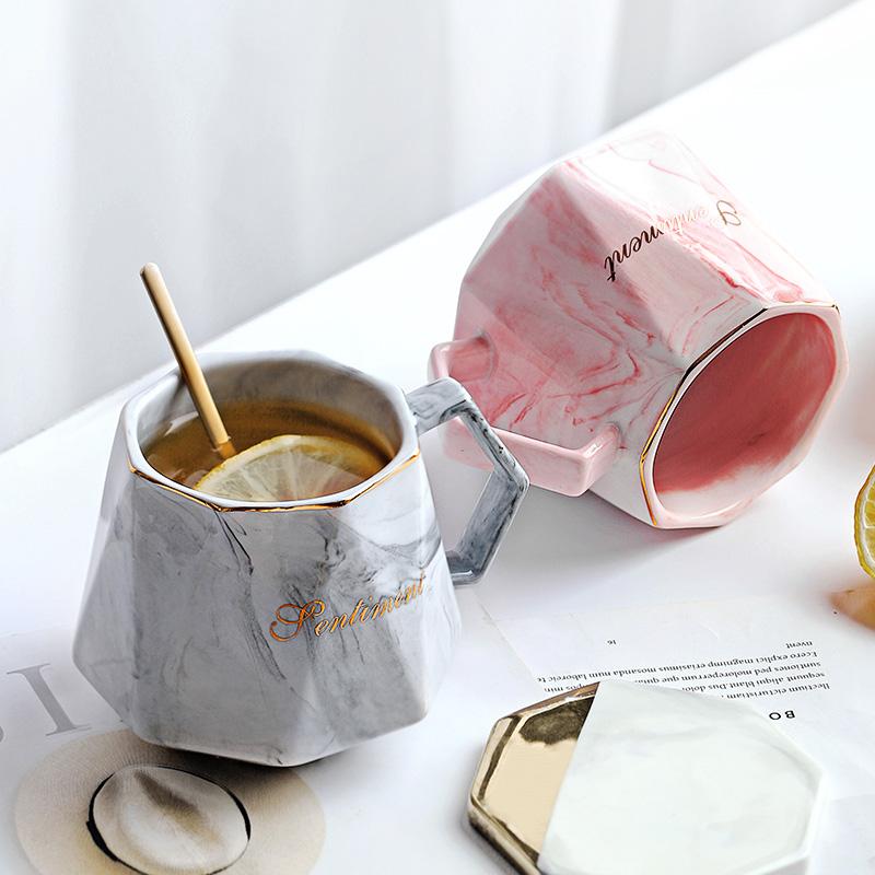 Luxury Pink Gold Mr Mrs Ceramic Marble Coffee Mug Cup Wedding Bridal Couples Lover's Gifts Mug Porcelain Milk Breakfast Cup, Blue 400ml
Luxury Pink Gold Mr Mrs Ceramic Marble Coffee Mug Cup Wedding Bridal Couples Lover's Gifts Mug Porcelain Milk Breakfast Cup, Blue 400ml