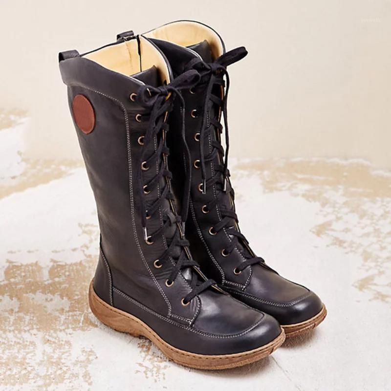 Boots Warm Women's Fashion Female Casual Round Toe Rome Retro Zipper Long Boots Lace Up Shoes Botas Mujer Invierno 20201, Blue
Boots Warm Women's Fashion Female Casual Round Toe Rome Retro Zipper Long Boots Lace Up Shoes Botas Mujer Invierno 20201, Blue