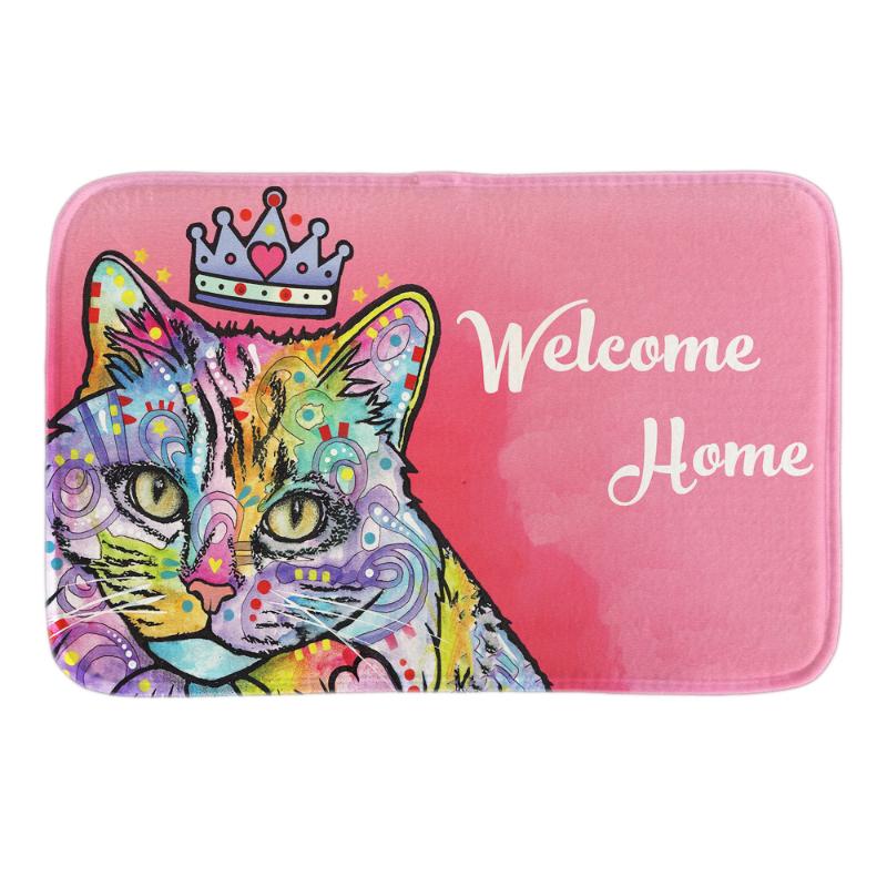 Welcome Home By The Queen Cat Decorative Indoormat Soft Door Mat Short Plush Bathroom Floor Mats Soft Pink Carpets, 16x24 inch (40x60cm)
Welcome Home By The Queen Cat Decorative Indoormat Soft Door Mat Short Plush Bathroom Floor Mats Soft Pink Carpets, 16x24 inch (40x60cm)