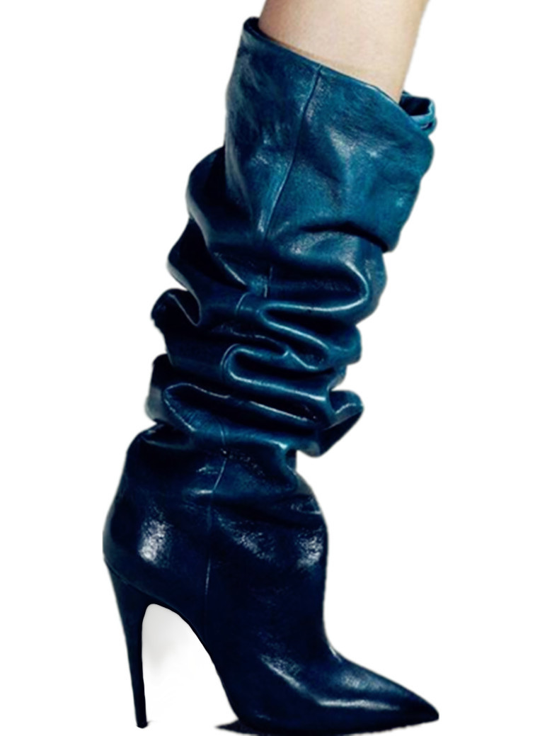 Mode Sexy New Women Kneel Leather Plissada Ladies High Heel Boots From Pointy Foot Stiletto Knight Style 32o1, The picture
Mode Sexy New Women Kneel Leather Plissada Ladies High Heel Boots From Pointy Foot Stiletto Knight Style 32o1, The picture