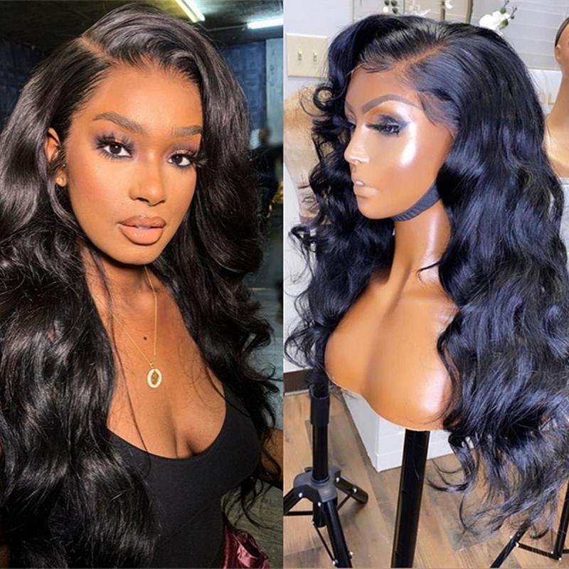 180% & 150% Density Body Wave Lace Front Wig Transparent Lace Frontal Wigs Medium Length Body Wavy Front Human Hair Wigs, Lace closure wig
180% & 150% Density Body Wave Lace Front Wig Transparent Lace Frontal Wigs Medium Length Body Wavy Front Human Hair Wigs, Lace closure wig