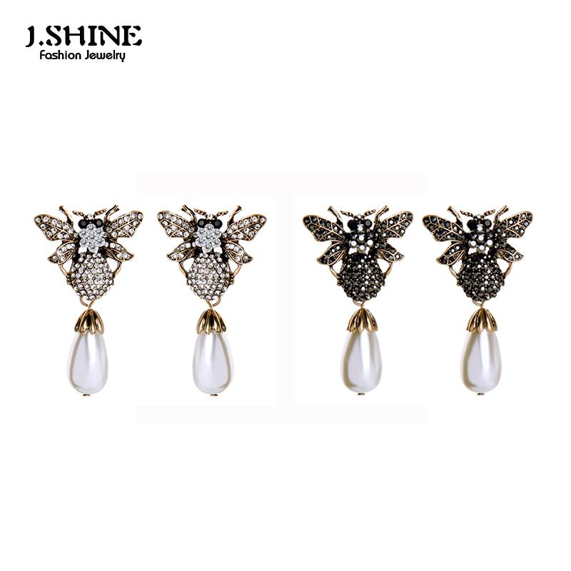 JShine 2021 Vintage Style Insect Earrings For Women Gifts Delicate Crystal Acrylic Pearl Drop Earrings Fashion Jewelry
JShine 2021 Vintage Style Insect Earrings For Women Gifts Delicate Crystal Acrylic Pearl Drop Earrings Fashion Jewelry