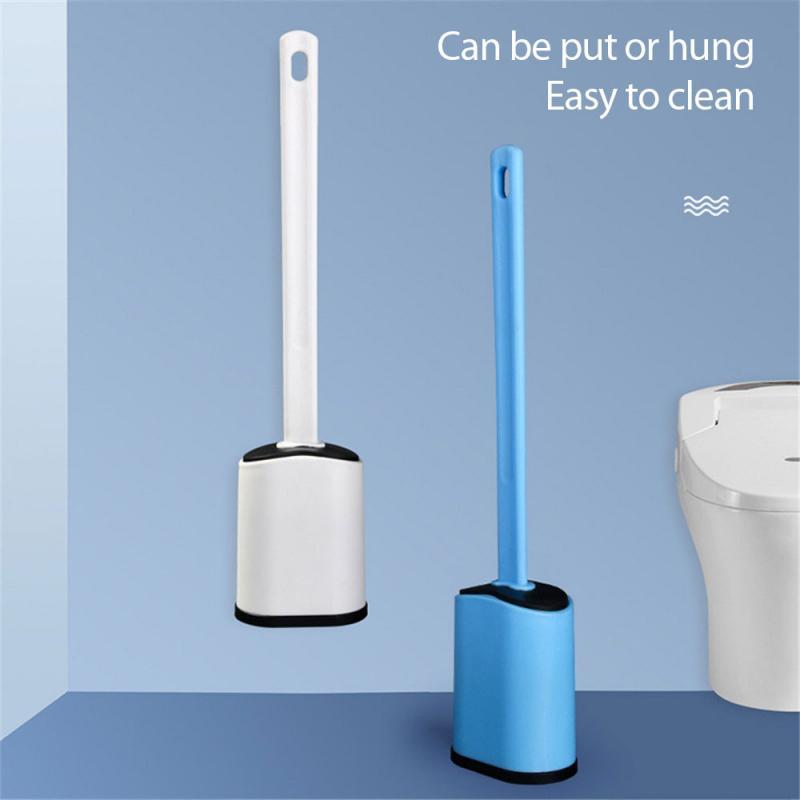 1PC Toilet Brush Silicone Flexible Soft Bristles Brush Toilet with Holder Waterproof Durable Bathroom Gadgets
1PC Toilet Brush Silicone Flexible Soft Bristles Brush Toilet with Holder Waterproof Durable Bathroom Gadgets