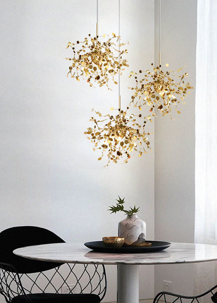 Pendant Light Argent Lighting Hand Made Stainless Steel Leaf Hanging Lamp for Living Room Bedroom Home Deor Lighting Hanglamp
Pendant Light Argent Lighting Hand Made Stainless Steel Leaf Hanging Lamp for Living Room Bedroom Home Deor Lighting Hanglamp