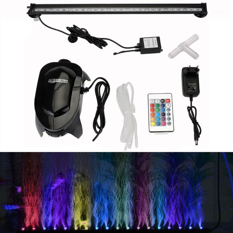 EU Plug Underwater Aquarium Fish Tank Air Bubble Light RGB LED Submersible Lamp + Increase Oxygen Air Pump + IR Remote1
EU Plug Underwater Aquarium Fish Tank Air Bubble Light RGB LED Submersible Lamp + Increase Oxygen Air Pump + IR Remote1
