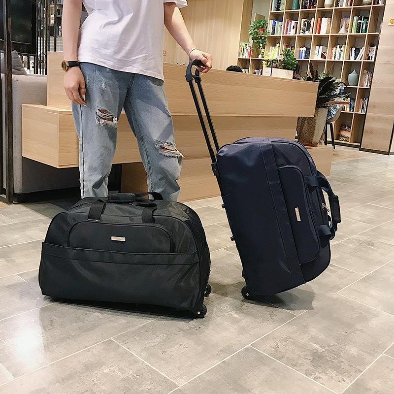 Large trolley bag travel bag female handbag travel male boarding case large capacity tote luggage trolley, Red s 
Large trolley bag travel bag female handbag travel male boarding case large capacity tote luggage trolley, Red s