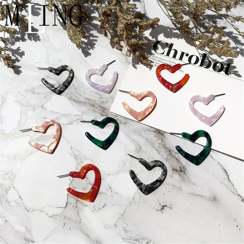 MLING Newest Acetate Plate Multi-color Geometric Stud Earring Fashion Simple Heart Stud Earrings for Women1
MLING Newest Acetate Plate Multi-color Geometric Stud Earring Fashion Simple Heart Stud Earrings for Women1