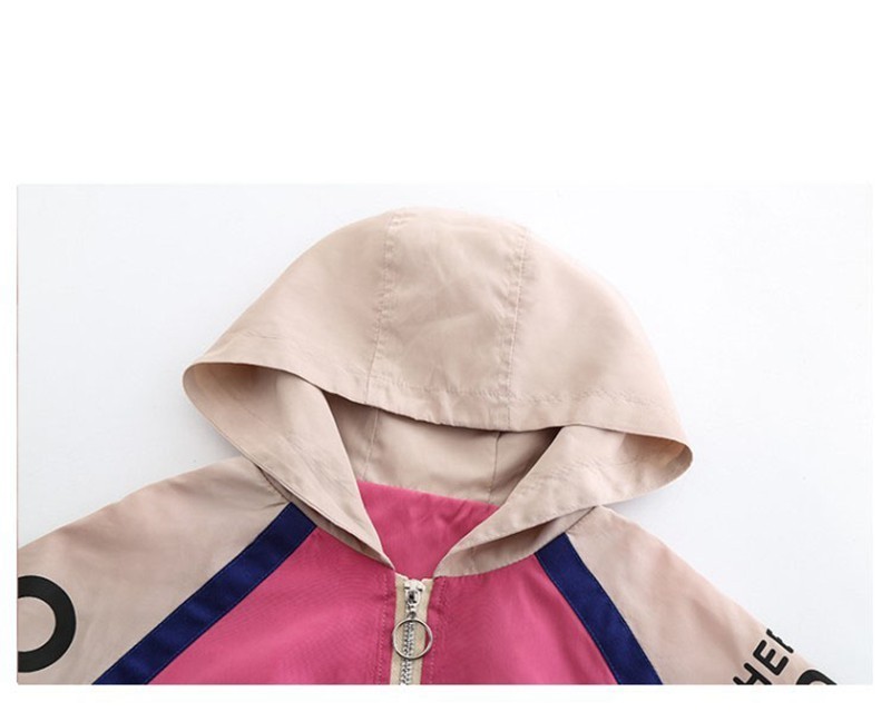 CROAL CHERIE Jacket For Kids Girls Windbreaker Boy Coat Children's Jacket for Autumn Kids Clothes Clothing Outwear 110-170cm 201125