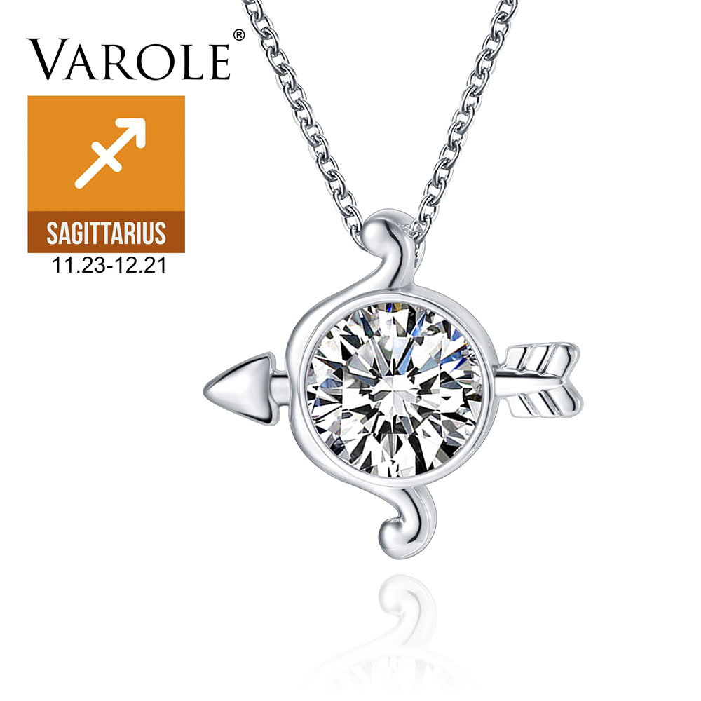 VAROLE 12 Zodiac Signs Sagittarius 16in Chain Necklace&Pendants Zircon Crystal Necklaces for Women Fashion Jewelry Birthday Gift
VAROLE 12 Zodiac Signs Sagittarius 16in Chain Necklace&Pendants Zircon Crystal Necklaces for Women Fashion Jewelry Birthday Gift