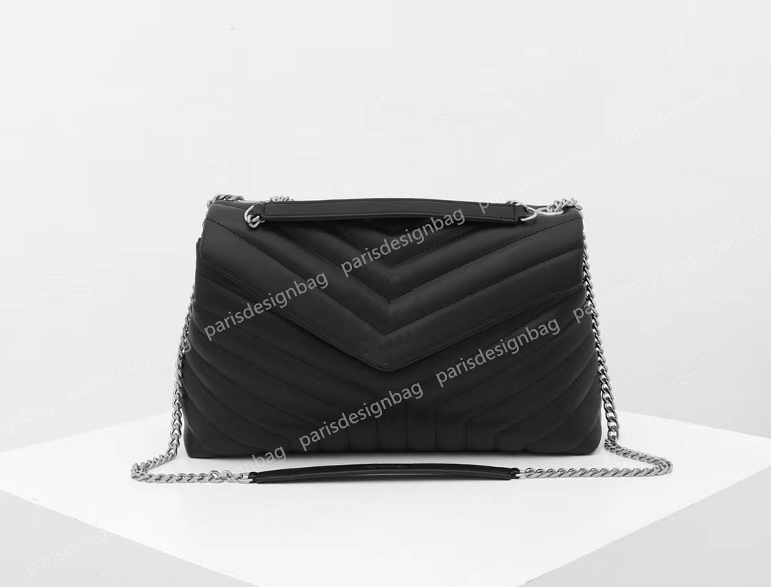 New style Best 3A Quality,Women handbags,Classic Fashion female bag,Large capacity chain bags,Genuine Leathe shoulder bag Cross Body, Black-20cm
New style Best 3A Quality,Women handbags,Classic Fashion female bag,Large capacity chain bags,Genuine Leathe shoulder bag Cross Body, Black-20cm