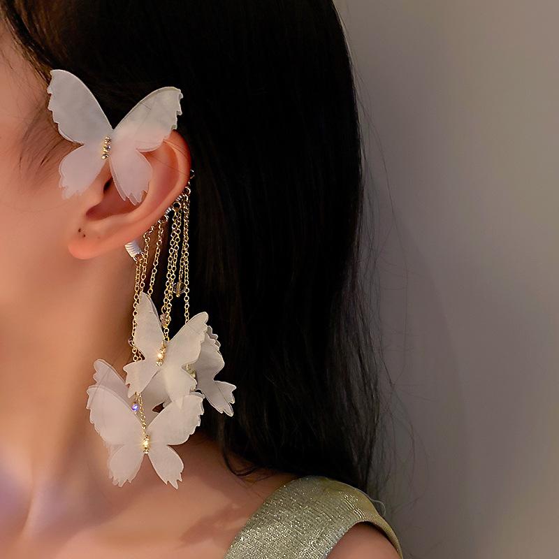 Stud XIALUOKE Fashion Tassel Butterfly Ears Hang Ear Clip Earrings For Women No Pierced Wedding Party Jewelry Accessorie, Golden;silver
Stud XIALUOKE Fashion Tassel Butterfly Ears Hang Ear Clip Earrings For Women No Pierced Wedding Party Jewelry Accessorie, Golden;silver