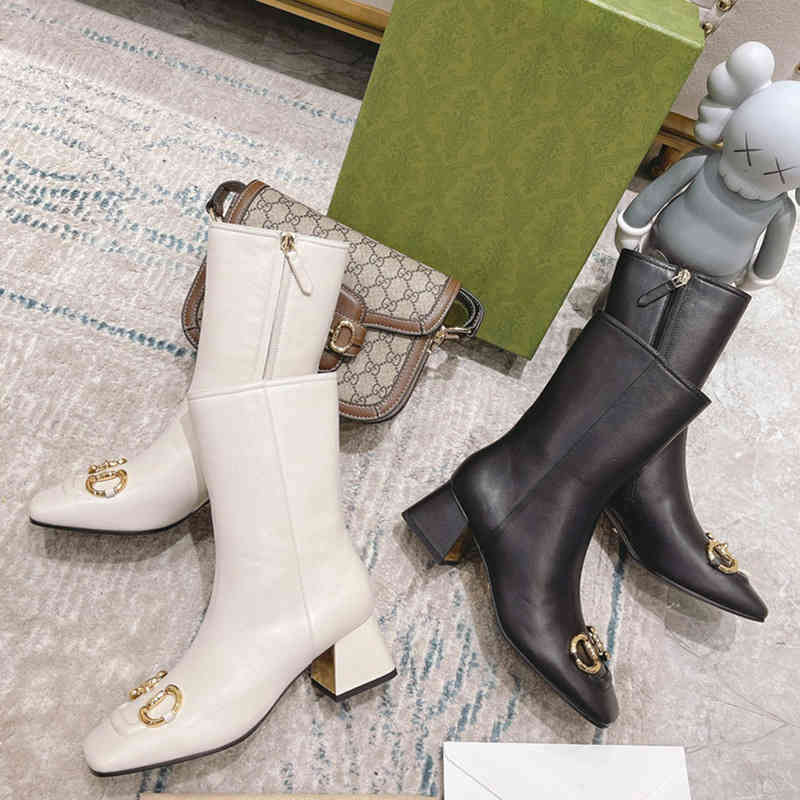 winter French square head rank buckle thick heel leather short boots British style versatile, White
winter French square head rank buckle thick heel leather short boots British style versatile, White