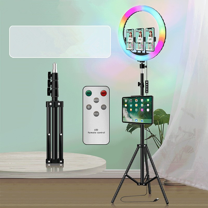 Live fill light 12 inch rgb fill light net celebrity beauty live support mobile phone led ring light
Live fill light 12 inch rgb fill light net celebrity beauty live support mobile phone led ring light