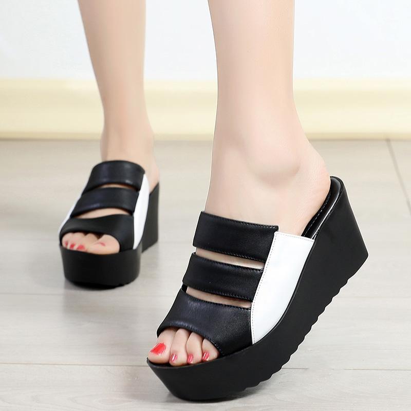GKTINOO 2020 New Summer Genuine Leather Platform Wedges Sandals Women Fashion High Heels Female Summer Shoes Size 34-411, 635 white
GKTINOO 2020 New Summer Genuine Leather Platform Wedges Sandals Women Fashion High Heels Female Summer Shoes Size 34-411, 635 white