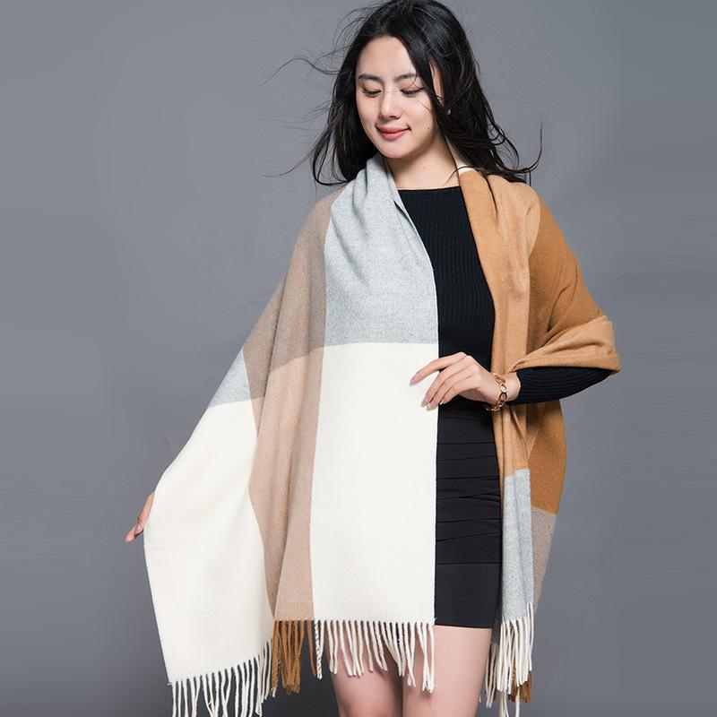 Wool Scarf Women Winter Thickening And Warmth Korean Version All-Match Autumn Winter Pink Plaid Cute Girl Cashmere Shawl Bufanda
Wool Scarf Women Winter Thickening And Warmth Korean Version All-Match Autumn Winter Pink Plaid Cute Girl Cashmere Shawl Bufanda