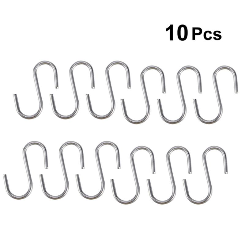 100 Pcs Heavy Duty Stainless Steel Shaped Hooks Kitchen Spoon Pan Pot Utensils Hangers Clasp Over The Door Closet Clothes Rack
100 Pcs Heavy Duty Stainless Steel Shaped Hooks Kitchen Spoon Pan Pot Utensils Hangers Clasp Over The Door Closet Clothes Rack