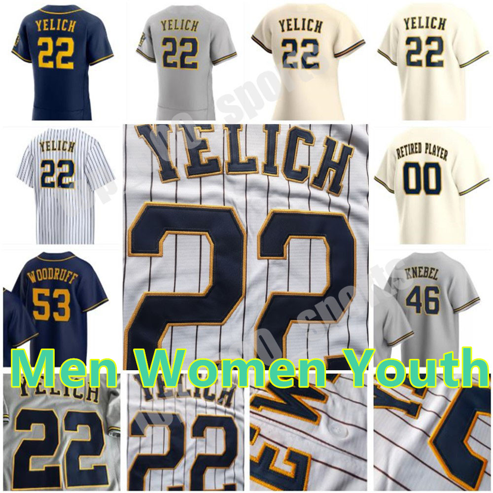 2022 Custom 22 Christian Yelich Jersey 27 ADAMES 53 Brandon Woodruff 71 Josh Hader 8 Ryan Braun 12 Justin Smoak Lorenzo Robin eric yardley Baseball Jerseys, Colour 1
2022 Custom 22 Christian Yelich Jersey 27 ADAMES 53 Brandon Woodruff 71 Josh Hader 8 Ryan Braun 12 Justin Smoak Lorenzo Robin eric yardley Baseball Jerseys, Colour 1