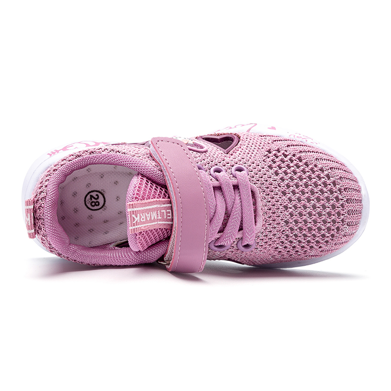 Children Mesh Casual Sneakers summer Sport Footwear Kids for Girl Light Cute Pink Flat Shoes autumn 201112