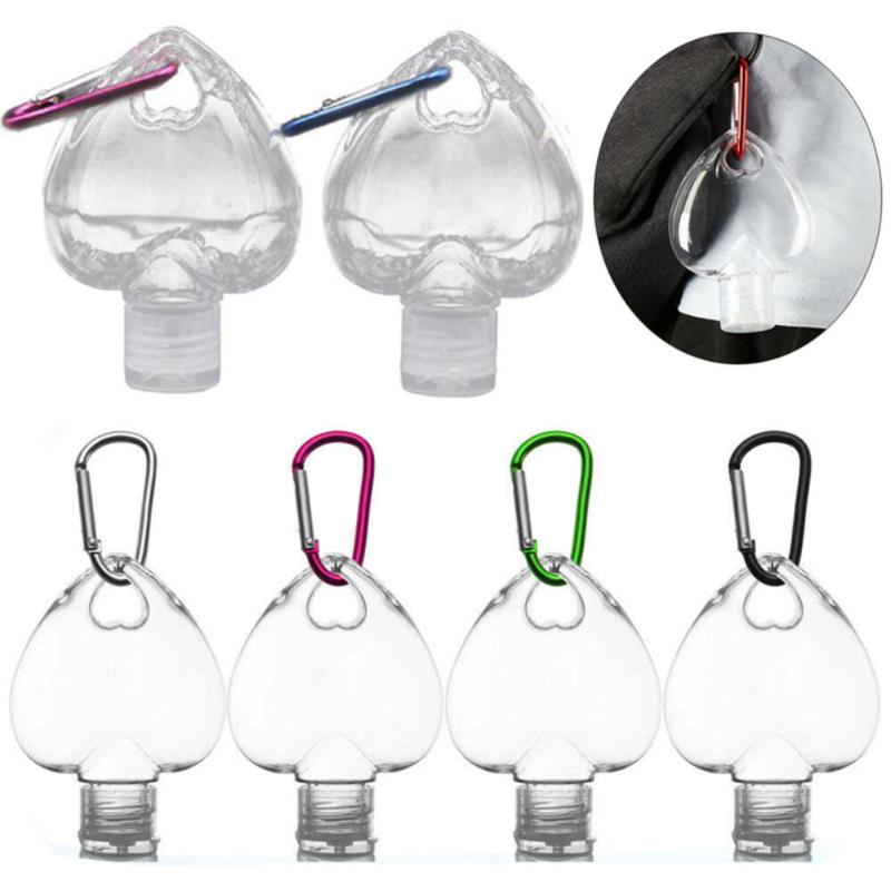 5pcs 50ml Portable Heart Shape Empty Refillable Bottle With Key Ring Hook Travel Hand Sanitizer Bottle Hook Keychain Carrier
5pcs 50ml Portable Heart Shape Empty Refillable Bottle With Key Ring Hook Travel Hand Sanitizer Bottle Hook Keychain Carrier