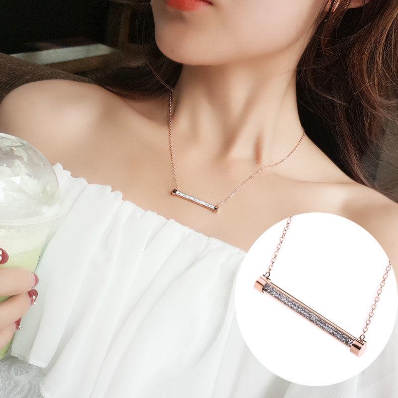 2020 Rose Gold Color Luxury Qualities Fashion Crystal Lamp Pendant Necklace Titanium Steel Jewelry Woman Gift Not Fade
2020 Rose Gold Color Luxury Qualities Fashion Crystal Lamp Pendant Necklace Titanium Steel Jewelry Woman Gift Not Fade