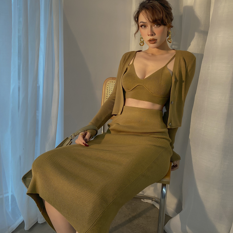 2021 Autumn New Olive Green Short Mesh Spaghetti Belts Top Cardigan Waist Hip Skirt 3 High Elastic Ensemble SXXT
2021 Autumn New Olive Green Short Mesh Spaghetti Belts Top Cardigan Waist Hip Skirt 3 High Elastic Ensemble SXXT