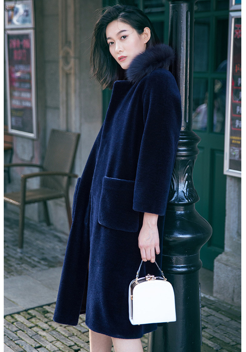 Imitation High Hot Female Wool Black Women's Coats Winter Fur Coat of the Fake Casual Elegant Lady Outerwear Wxf076 St5h, Dark blue
Imitation High Hot Female Wool Black Women's Coats Winter Fur Coat of the Fake Casual Elegant Lady Outerwear Wxf076 St5h, Dark blue