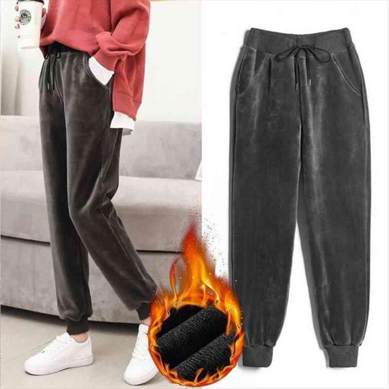 gold velvet sweatpants women plus velvet warm pants autumn and winter double-sided high waist harem womens trousers, Black;white
gold velvet sweatpants women plus velvet warm pants autumn and winter double-sided high waist harem womens trousers, Black;white