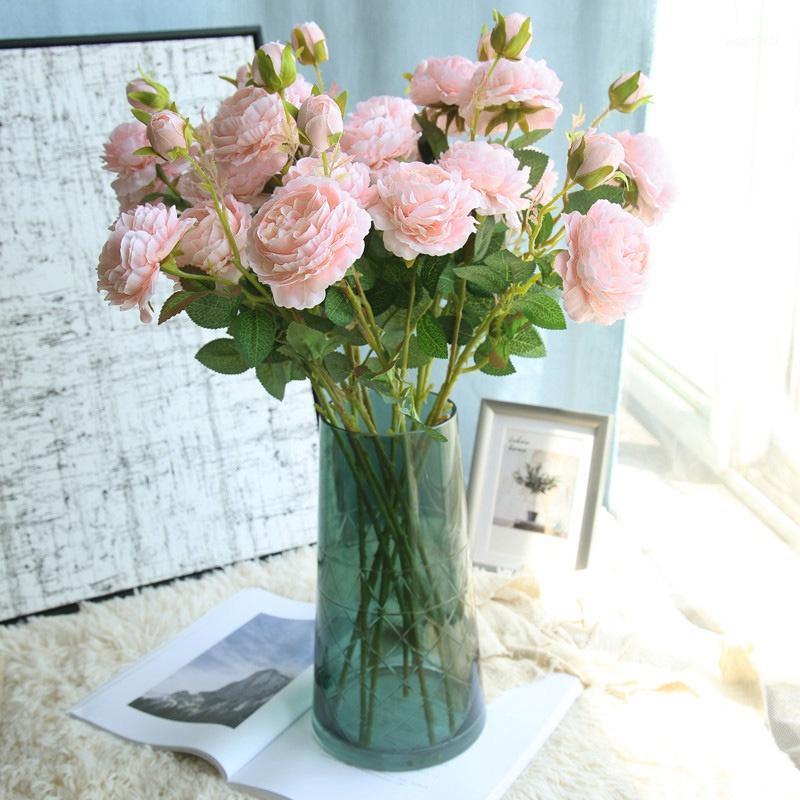 1PC Artificial Peony Flowers for DIY Home Garden Wedding Decoration Artificial Plant Bride Wedding 3 Bud Peony Rose Fake Flower1, Blue peony flower
1PC Artificial Peony Flowers for DIY Home Garden Wedding Decoration Artificial Plant Bride Wedding 3 Bud Peony Rose Fake Flower1, Blue peony flower