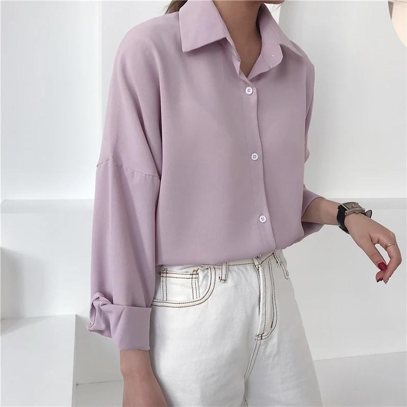 Spring Summer Long Sleeve Casual Blouse Single Breasted Turn-down Collar Plain Shirt Women 2020, Beige
Spring Summer Long Sleeve Casual Blouse Single Breasted Turn-down Collar Plain Shirt Women 2020, Beige