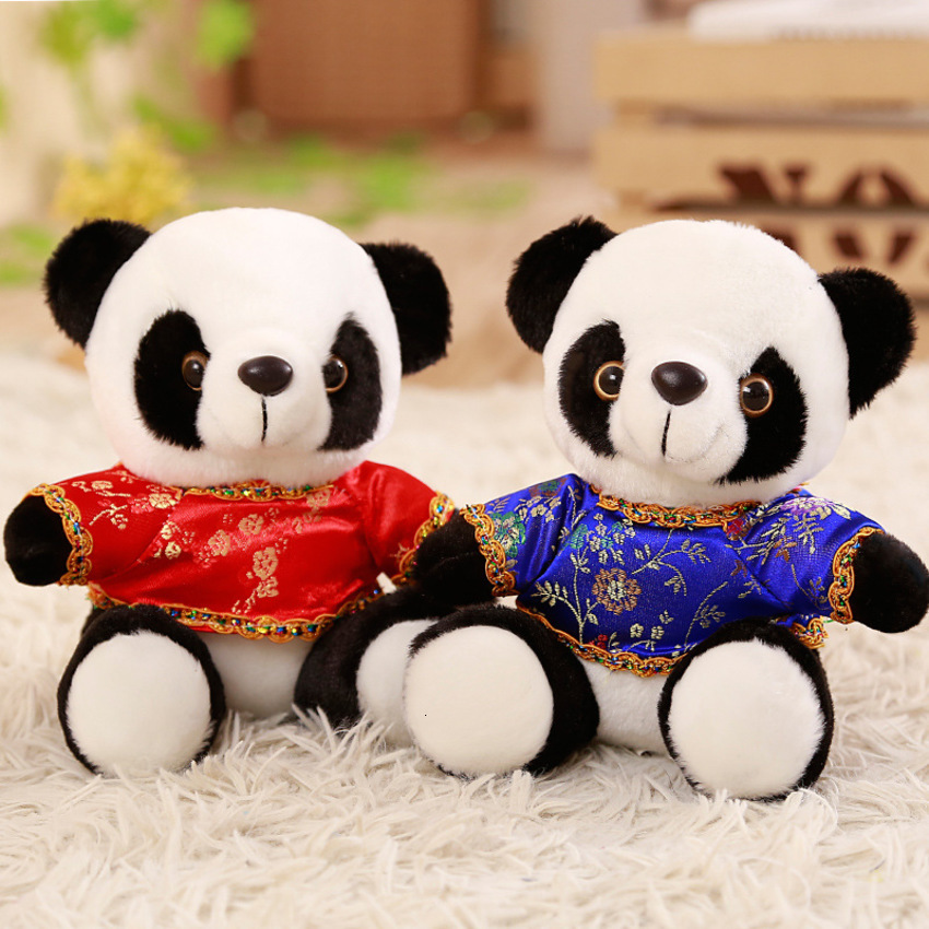 Small Red Tang Costume 18cm Plush Toy Black and White Dress Panda Doll Gift 34B1, Blue
Small Red Tang Costume 18cm Plush Toy Black and White Dress Panda Doll Gift 34B1, Blue
