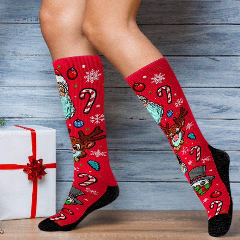 Christmas Women's Warm Socks Comfortable Soft Elastic Sock Fashion Versatile Stockings For Winter New Year Decor Gift for Girls
Christmas Women's Warm Socks Comfortable Soft Elastic Sock Fashion Versatile Stockings For Winter New Year Decor Gift for Girls