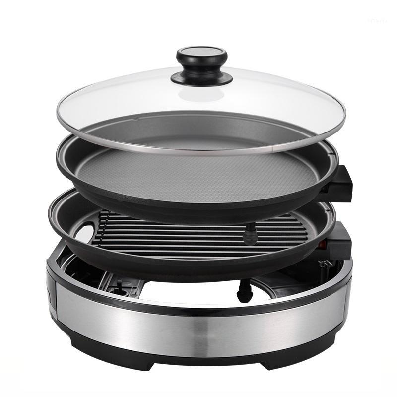 DMWD 220V Multifunctional Electric BBQ Grill Smokeless Barbecue Pan Non-stick Electric Skillet Pancake Maker For 3-5 People1
DMWD 220V Multifunctional Electric BBQ Grill Smokeless Barbecue Pan Non-stick Electric Skillet Pancake Maker For 3-5 People1