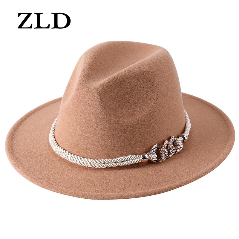 ZLD New men women Fedoras hat Fashion flat hats Classic ladies vintage jazz caps Casual felt cap Outdoor Cowboy winter hat, 19
ZLD New men women Fedoras hat Fashion flat hats Classic ladies vintage jazz caps Casual felt cap Outdoor Cowboy winter hat, 19