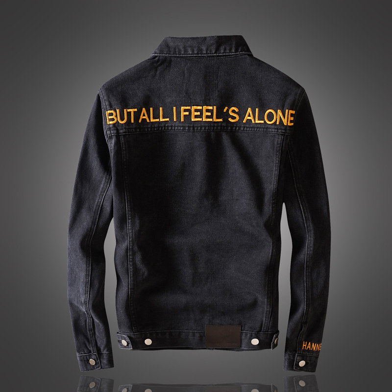 2021 New Spring Recent Fall Fashion Men's High-quality Black Jackets Embroidered Cotton Designer Denim Coats Streetwear Chaquete 6adt
2021 New Spring Recent Fall Fashion Men's High-quality Black Jackets Embroidered Cotton Designer Denim Coats Streetwear Chaquete 6adt