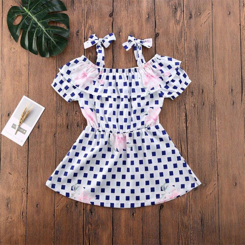 UK Summer Toddler Kids Baby Girl Flower Polka Dots Casual Party Dress Sundress, Blue
UK Summer Toddler Kids Baby Girl Flower Polka Dots Casual Party Dress Sundress, Blue