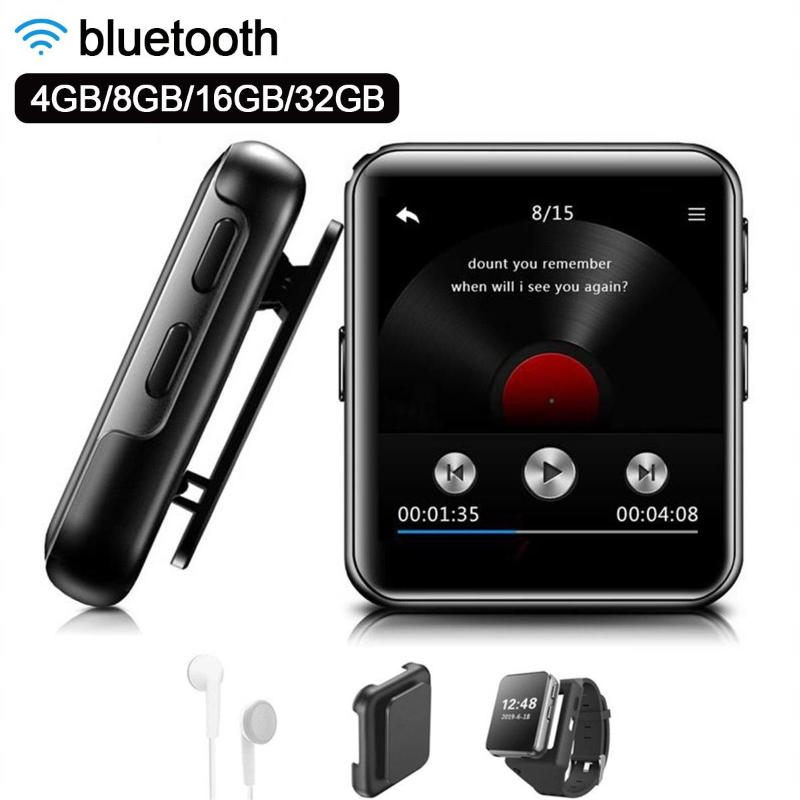 Mini Clip MP3 Player bluetooth with 1.54 Inch Touch Screen Portable MP3 Music Player HiFi Metal Audio with FM for Running
Mini Clip MP3 Player bluetooth with 1.54 Inch Touch Screen Portable MP3 Music Player HiFi Metal Audio with FM for Running