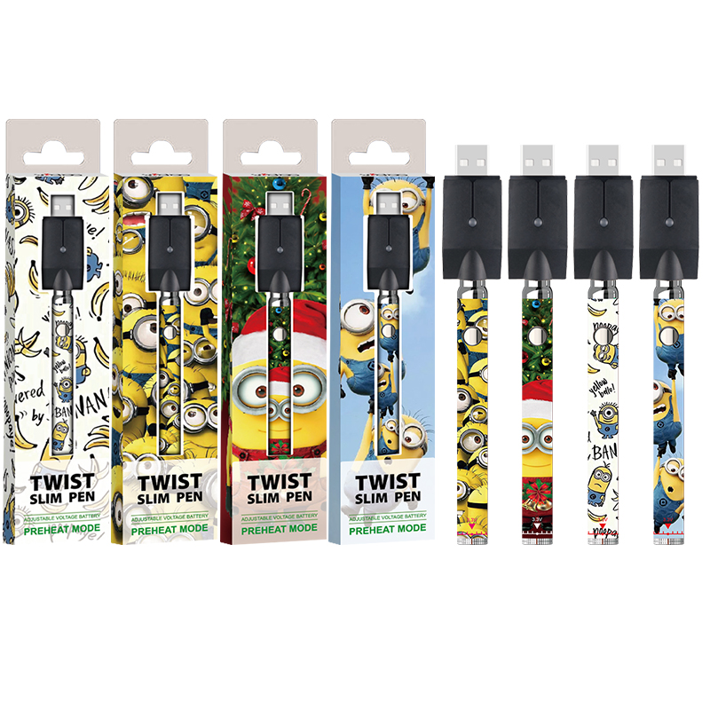 COSO battery 380mA preheat vape pen kit with charger variable voltage 3.3-3.8-4.3-4.8v 20PCS/BOX twist bottom to adjust
COSO battery 380mA preheat vape pen kit with charger variable voltage 3.3-3.8-4.3-4.8v 20PCS/BOX twist bottom to adjust